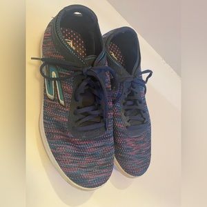 Women’s sketchers gogamat multicolor sneakers sz9.5